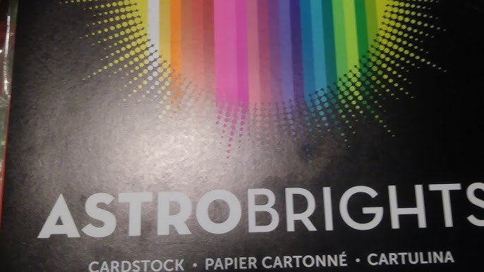 Astrobrights cardstock paper