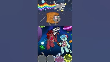 FNF Nyan Cat Remix But Ooop Stuck - FNF mobiles mod