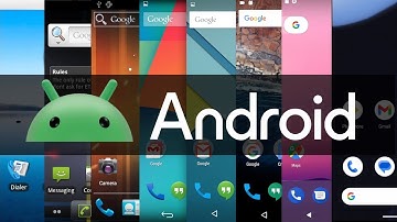 Stock Android UI Evolution (1.0 - 14)