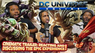 DC Universe Online  Cinematic Trailer: Reacting and Discussing
