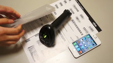 Using Cino Bluetooth Scanner with iOS Device