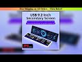 New 9.2 Inch USB-C Smart Screen IPS 1920x462 Secondary Screen Use TURZX Software CPU GPU RAM