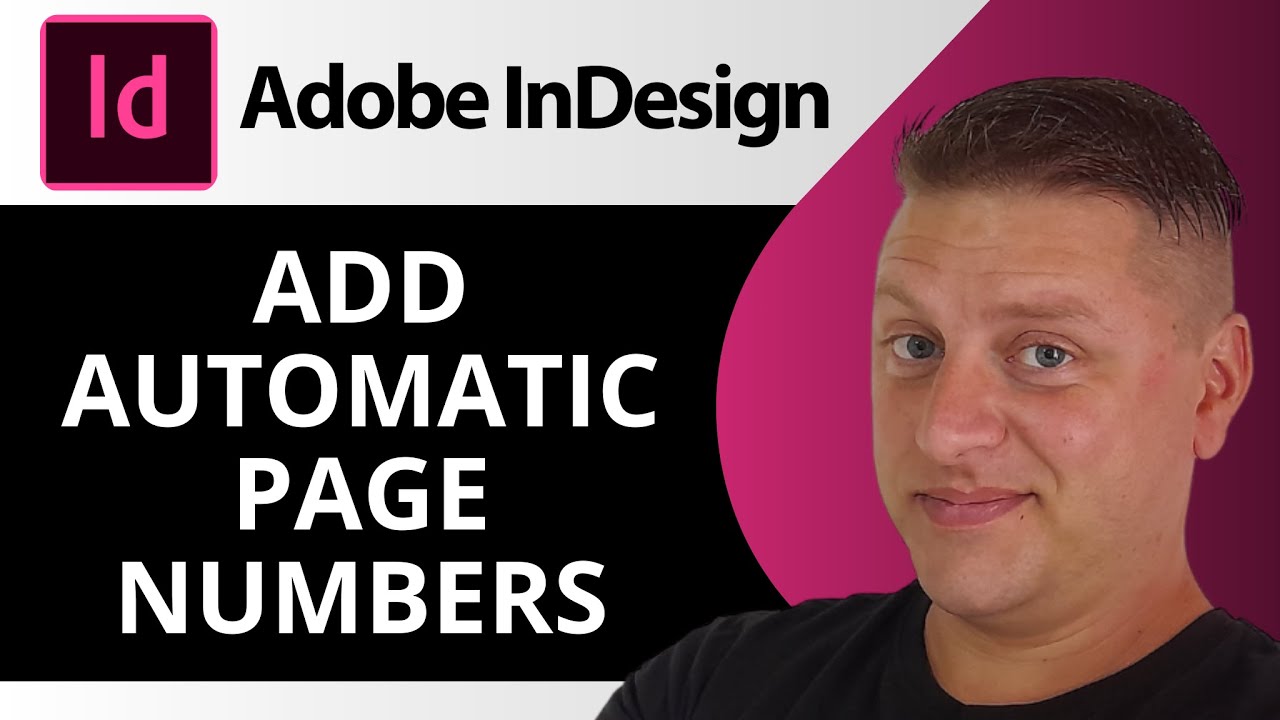 How to add automatic page numbers in indesign adobe indesign tutorial