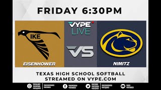 6:30PM - Softball: Eisenhower vs. Nimitz