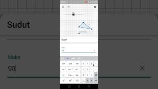Membuat animasi rotasi dengan geogebra app screenshot 5