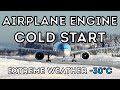 Airplane engine cold start collection  extreme temperatures  smokesound  autoblvd