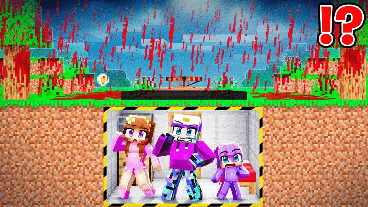Blood Rain vs Doomsday Bunker in Minecraft! - YouTube