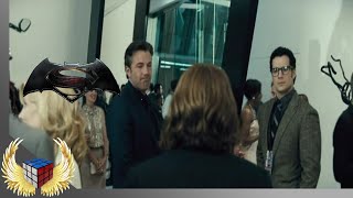 Знакомство Брюса Уэйна и Кларка Кента (Бэтмен против Супермена 2016г)