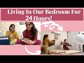 LIVING IN ROOM FOR 24 HOURS | PRANK GONE WRONG😰 | The Twin Sisters