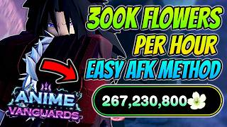 The *BEST* 300K Per Hour Flowers AFK METHOD In Anime Vanguards Update 12.5! screenshot 3