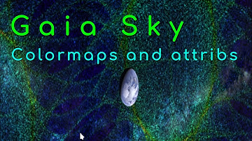Gaia Sky - Extra attributes and color map highlighting