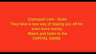 Cryptospair Capital Gains Scam
