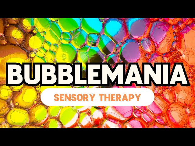 Bubbles and Calming Music || Autism Sensory Therapy class=