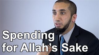 Giving for Allah's Sake - Nouman Ali Khan - Quran Weekly
