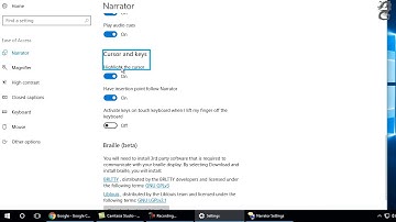 How to Hide Blue Box Around Active Item in Narrator in Windows 10