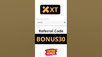 How to Use XT.com Referral Code BONUS30 for Extra Cashback