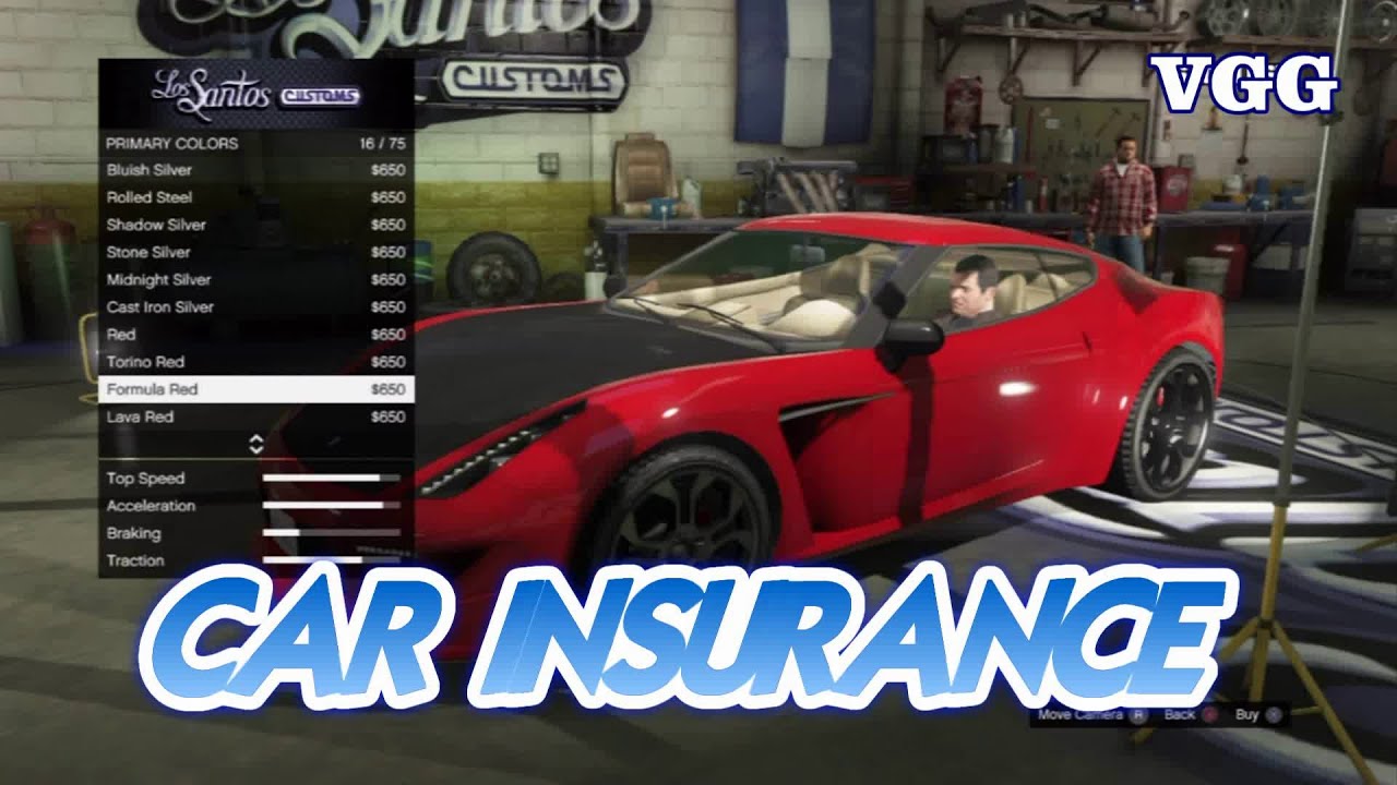 Car Insurance Explained/Cars Not Saving/Disappearing GTA V 5 Video Game