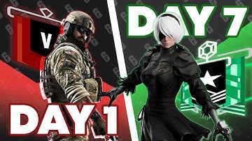 I spent 7 days in Rainbow Six Siege as a COMPLETE BEGINNER