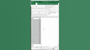 generate random numbers on excel sheet #shortvideos #shortfeed #exceltutorial