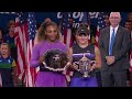 US Open 2019 women's singles trophy presentation