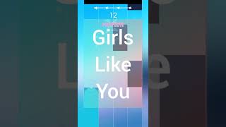 Girls Like you | Maroon 5 Music 🎶 | Piano Game Tiles | #shorts screenshot 5