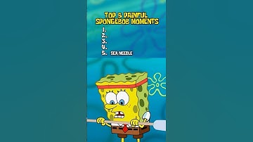 Top 5 PAINFUL Moments in SpongeBob 🤕 | #shorts