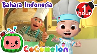 Tepuk Kue, Buat kue🎂🍰 | CoComelon Bahasa Indonesia - Lagu Anak Anak | Nursery Rhymes
