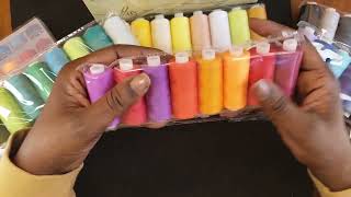 Amazon Review of the LIUHG 96pc sewing thread set - well rounded set