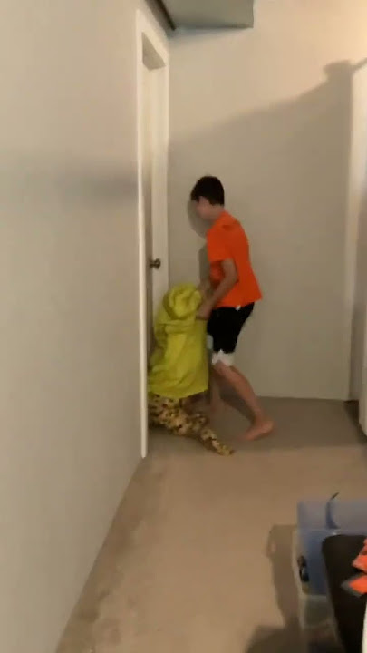 Scaring our sister with a dummy#gonewrong #funny #corn #Qorni