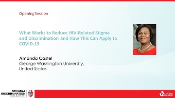 What Works to Reduce HIV-Related Stigma&Discrimination & How This Can Apply to COVID-19 AmandaCastel