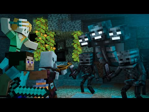 Save the Overworld - Alex and Steve life (Minecraft animation)