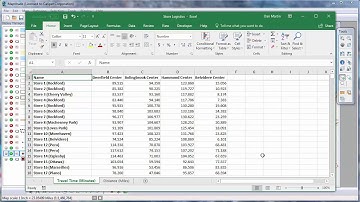 Maptitude 2018 Distance Matrix & Distance Calculator