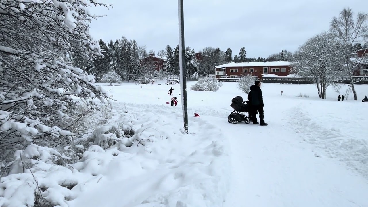گیرماندن ماشین ها در برف و برف بازی بچها❄️❄️