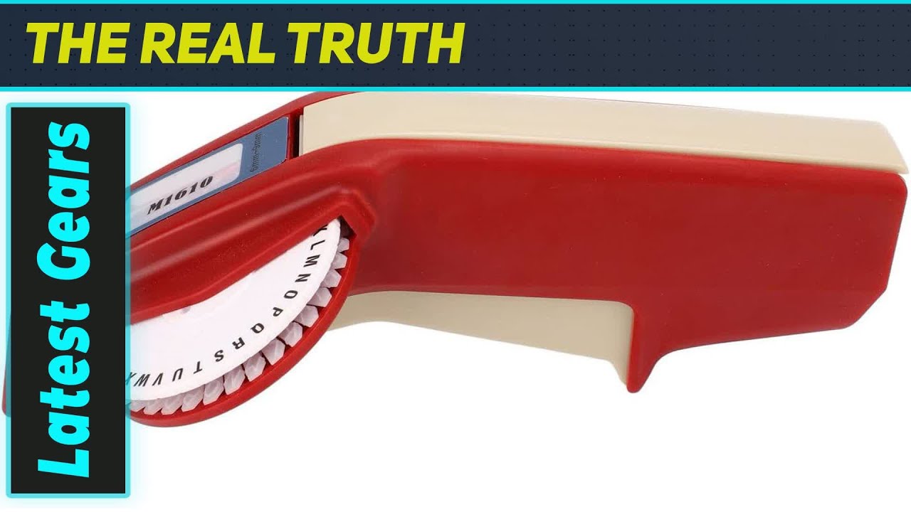 KIMISS Clear Printing Embossing Label Maker: The Best Manual Labeling Tool!