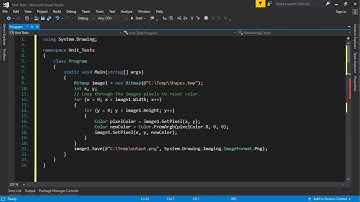 Reset Colors of Bitmap Image & Convert BMP to PNG using C# .NET | Format Pixels, GetPixel, SetPixel