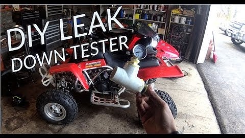 How to do a Leak Down Test (Yamaha Banshee 350)