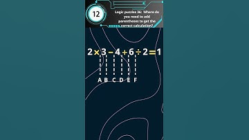 Logic puzzle 36: Mathematics has never been easy  #challenge #quiz #logicproblems