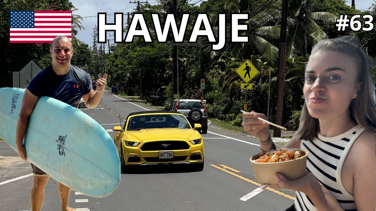 Hawaje, Oahu - pierwsza reakcja i podróż dookoła wyspy autobusem #vlog 63
