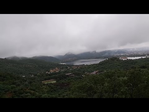 Jaipur jal mahal lake hill side view | rainy day | nahargarh fort | Jaipur trip |