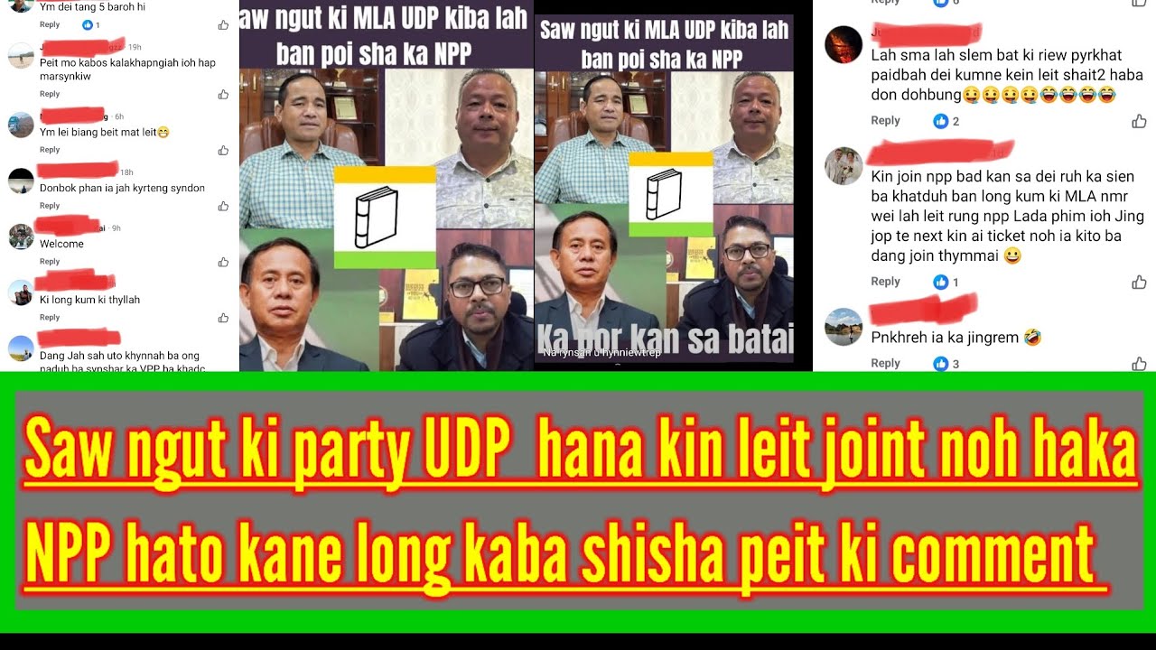 HATO KANE KA LONG KABA SHISHA LADA LONG SHISHA KA JING IAKHUN HA U 2028 NPP VS VPP....