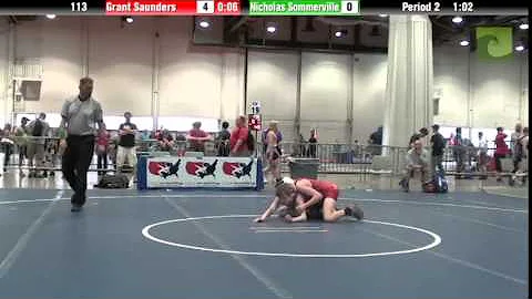 Cadet - BOY 113 - Grant Saunders vs. Nicholas Somm...