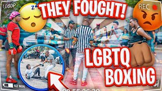 LGBTQ BOXING MATCH 🌈 🤯(Birmingham Edition) *Must Watch* Intense!