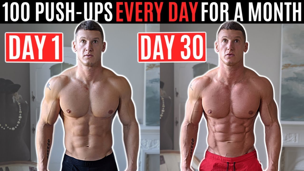 100 Pushups A Day For A Month Transformation - slide share