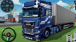 US Truck Car Transporter シミュレーター | Cargo Transport マルチストーリー Vehicle | Android Gameplay screenshot 1