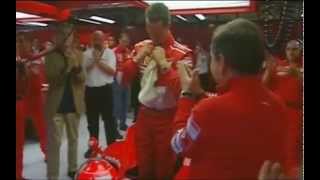 Michael Schumacher's last lap with Ferrari