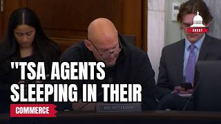 "TSA agents sleeping in their cars and donating plasma," Senator tells Cummins