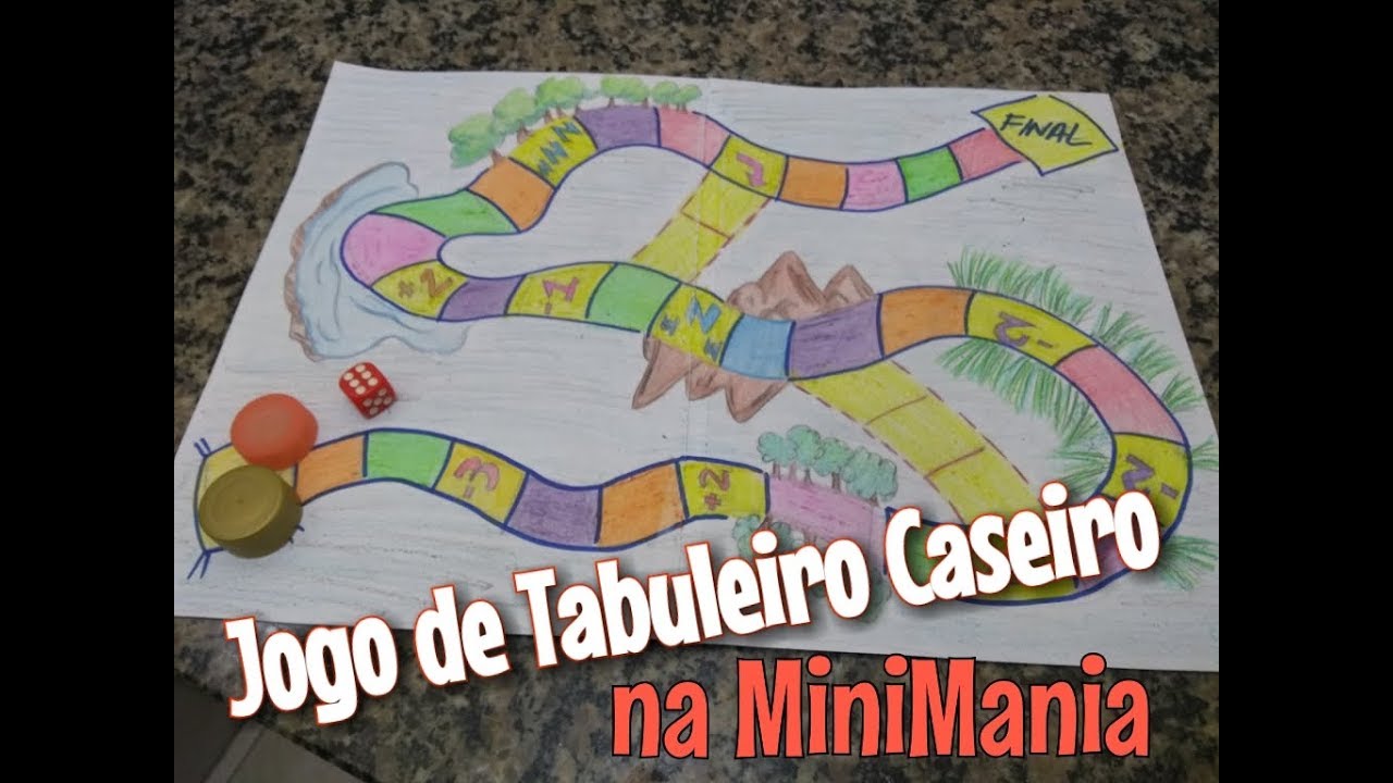 45 - Como Criar um Jogo de Tabuleiro / Trilha Caseiro para