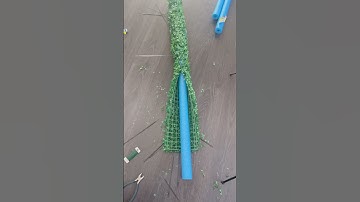 DIY - pool noodle floral chair