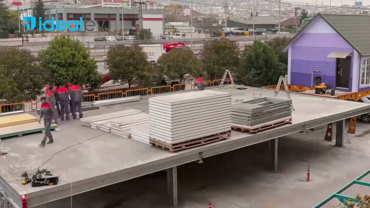 Prefabrik Ev Nasıl Yapılır ? 1 Günde 49m2 Prefabrik Ev Montajı