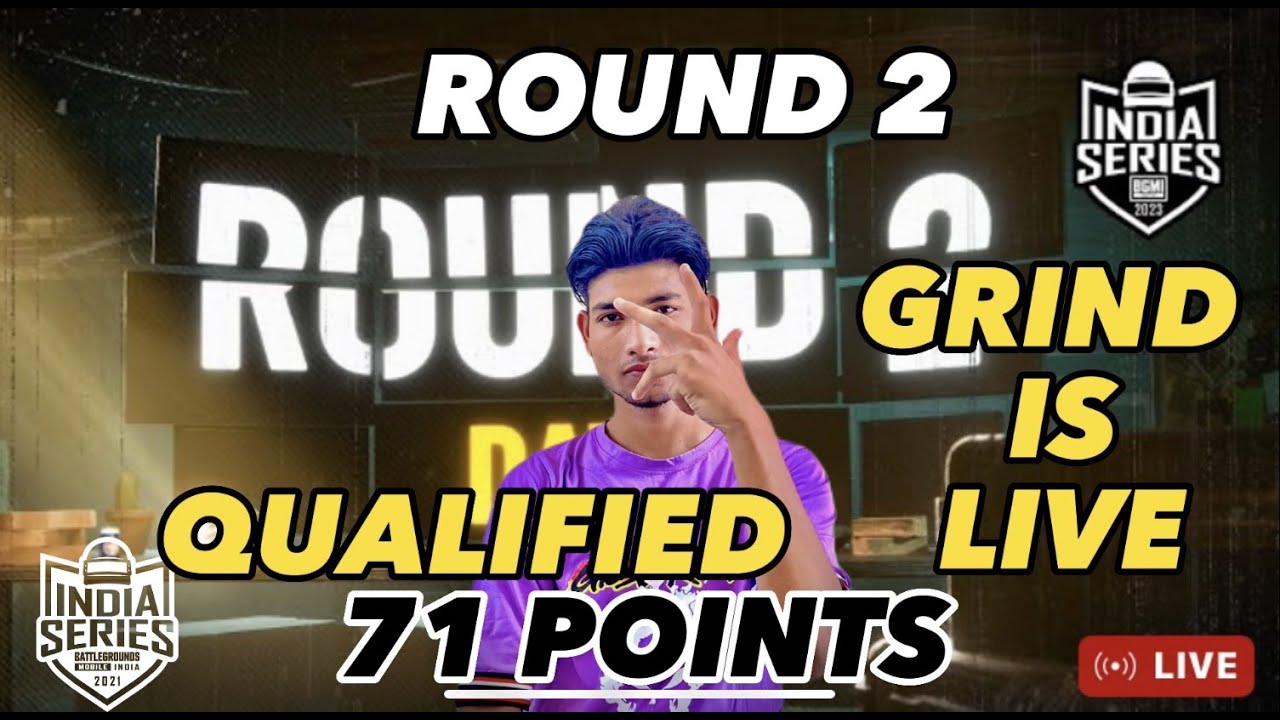 BGIS ROUND 2 QUALIFIED TOTAL 71 POINTS BLASTER IS LIVE #bgis #bgmi # ...